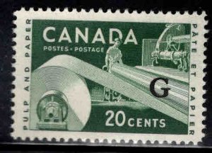 Canada Scott o45 MH*  Official overprint