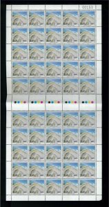 1991 Fiji Postage Stamps #637-640 Mint Full Sheet Set Nature Reserve Forest Park