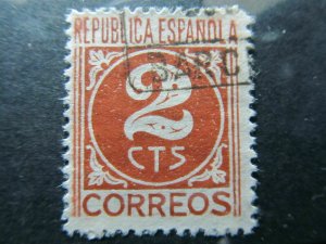 Spain Mi. 678 Edifil - 1936 2c used A4P37F143