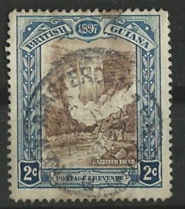 Br. Guiana # 153  Victoria Jubilee - 2c Falls  (1) VF Used