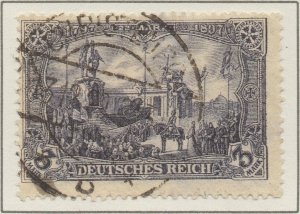 Germany Deutsches Reich 3 mark Blue Lozenges Watermark stamp 1905 SG95