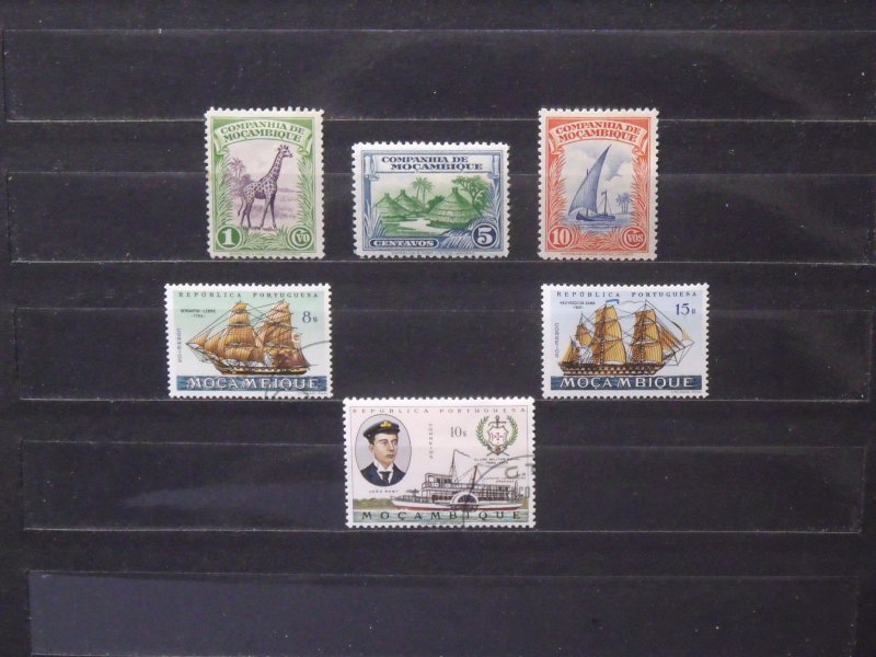 4973   Mozambique   MNH/MH/U # 175, 176, 177, 449, 452, 479        CV$ 3.70