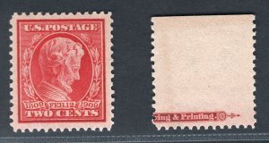 SCOTT #369 - MINT XF-Jumbo -  OGnh - w/PF Cert. - Real Pretty!