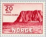 Norway Mint NK 312 The North Cape III 20 Øre Brown carmine