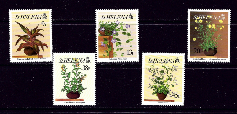 St Helena 588-92 MNH 1993 Flowers