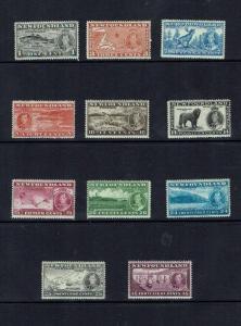 Newfoundland: 1938 Coronation, Mint set