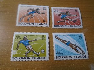 Solomon Islands  #  389-92    MNH