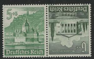 Germany Scott # B179, B180, mint nh, tete beche, Mi# K38