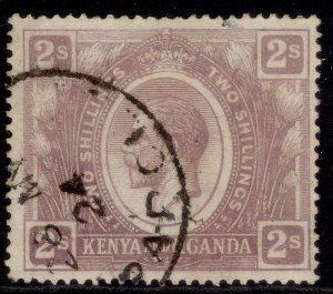 KENYA and UGANDA GV SG88, 2s dull purple, USED. Cat £22.