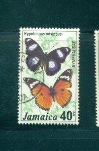 Jamaica #426 (1977 40c butterfly) 50 VFCTO used stamps CV $175