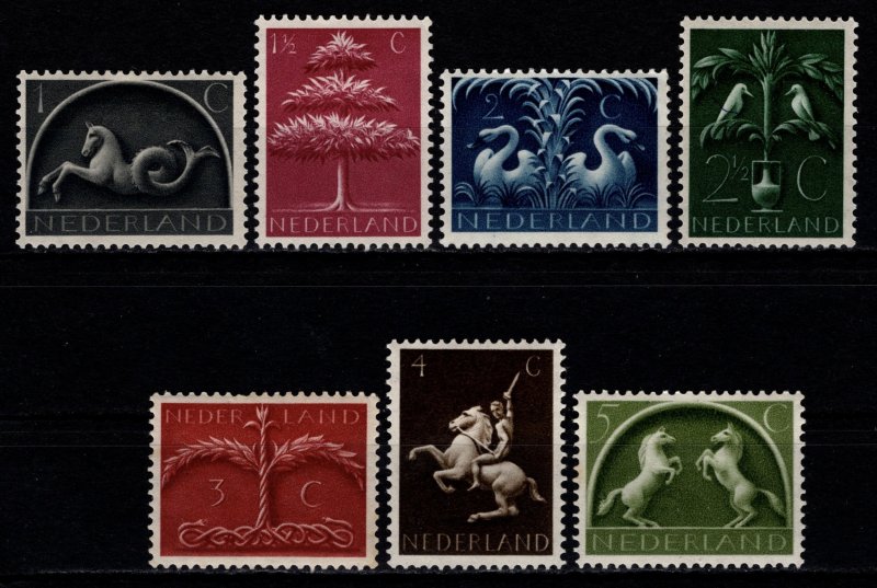 Netherlands 1943 Old Germanic Symbols, Set [Unused]