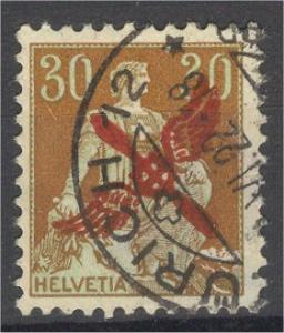 SWITZERLAND, AIRPOST 1920 USED, FORGERY