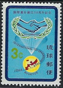 Ryukyu Is 134 MNH 1965 issue (fe8325)