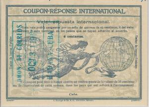 54330 - COUPON REPONSE - ROME  Model : HABANA - 6 c - 1917