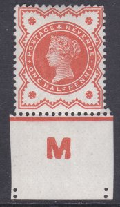 ½d Vermilion Jubilee control M imperf single MOUNTED MINT