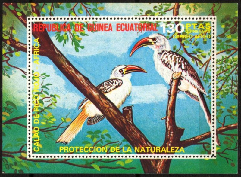 Equatorial Guinea  Birds of Africa (2) S/S MNH