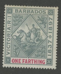 Barbados #81 Unused Single