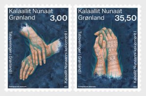 Greenland / Groenland - Postfris/MNH - Complete set Tattoos 2022