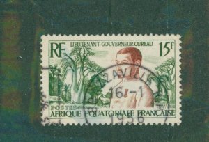 French Equatorial Africa 187 USED BIN $0.80