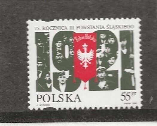 POLAND Sc 3291 NH ISSUE OF 1996 - UPRISING 