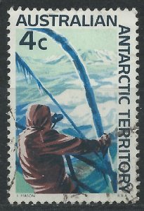 Australian Antarctic Territory 1966 - 4c Ship and Iceberg - SG10 used