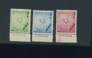 Ryukyu Islands Scott #C1-C3 Airmail Mint Set of 3 Stamps (Lot #RY C1-1)