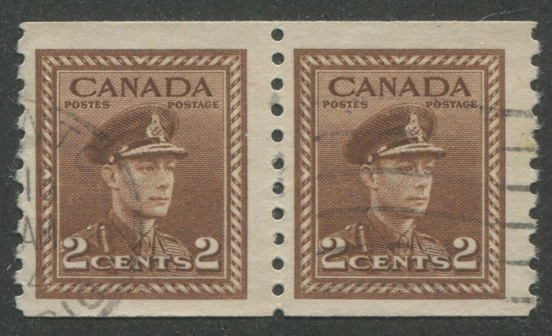 CANADA #279 USED PAIR 