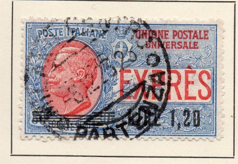 Italy 1922 Early Issue Fine Used 1.20L. Surcharged 123883