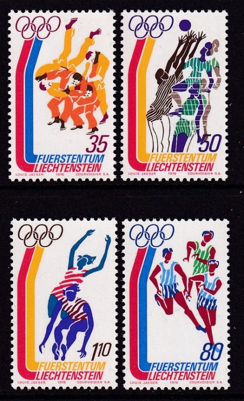 Liechtenstein 591-594 Summer Olympics MNH VF