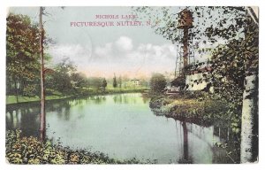 Nichols Lake, Picturesque Nutley, New Jersey Postcard Mailed 1906