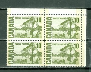 CANADA 1969 PINES  #462p  DEXT GUM ... UR CORNER BLK MNH...$7.50