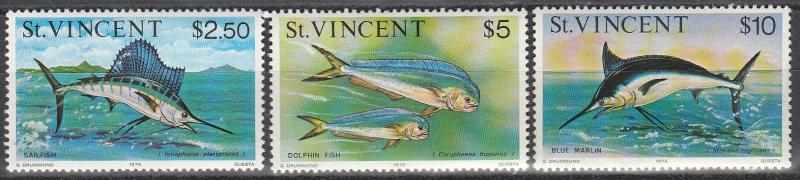 St Vincent #423-5  MNH  CV $22.25  (A3872)