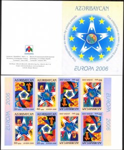 Azerbaijan 2006 Europa CEPT Integration Booklet MNH**