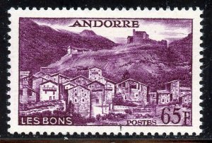 Andorra,  French # 140, Mint Never Hinge