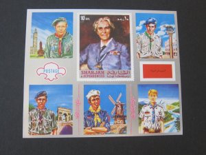 United Arab Emirates Sharjah Scout MS MNH