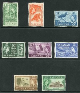 SARAWAK SG204/11 1964-65 Wmk w12 set of 8 U/M