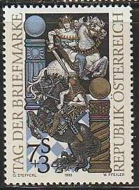 1993 Austria - Sc B359 - MNH VF - 1 single - Stamp Day