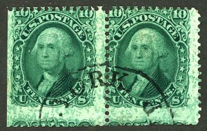 U.S. #68 USED PAIR