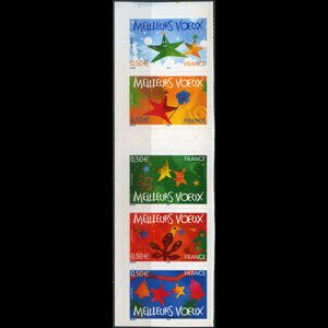 FRANCE 2004 - Scott# 3059-63 Holiday Greetings Set of 5 NH