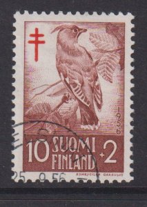 Finland    #B135  used  1956  TB prevention 10m  birds