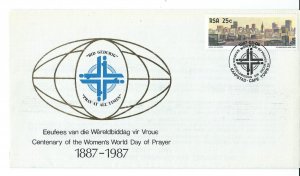 South Africa, 1987 Centenary of the Women's World Day of Prayer Cover