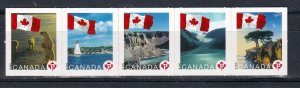 Canada 2006 - LIGHTHOUSE Flag MNH strip     # 2193ai