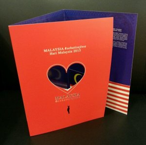 Malaysia Day 2015 Unity Traditional Dance Heart Games Musical (folder) *Limited