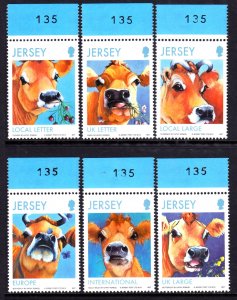 Jersey 2013 Jersey Cows Complete Mint MNH Set SC 1707-1712