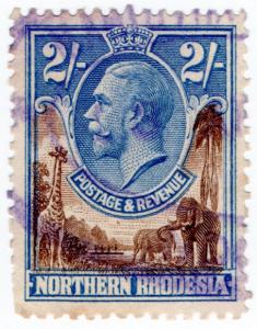 (I.B) Northern Rhodesia Revenue : Duty Stamp 2/-