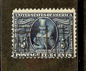 United States, Scott #330, 5c Jamestown Exposition, Used