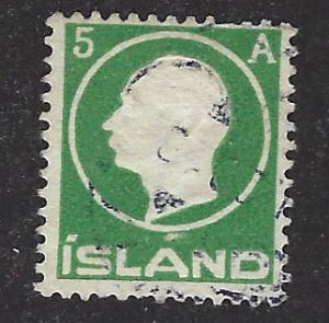 Iceland SC#92 Used F-VF SCV$13.00...Fill key spots!