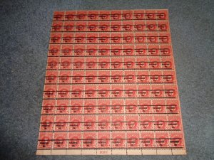 US SCOTT# J73, FULL SHEET, PRE CANCEL