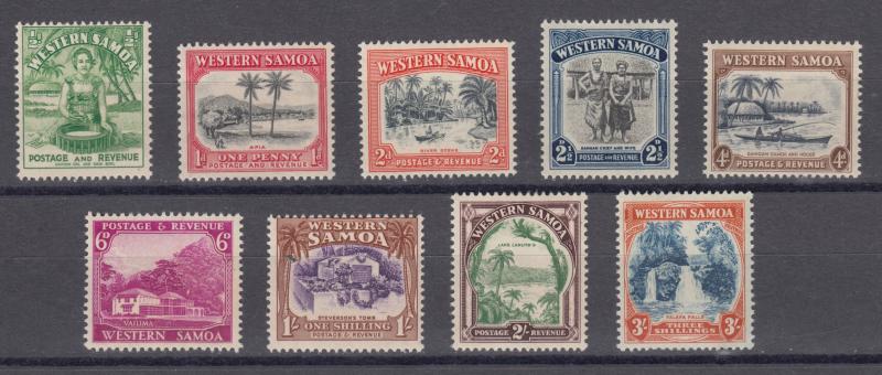 Western Samoa    #166-74   mnh    cat $20.00