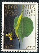 SLOVENIA 1992 INDEPENDENCE ANNIVERSARY Issue Sc 142 VFU